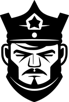 Army - Minimalist and Flat Logo - Vector illustration