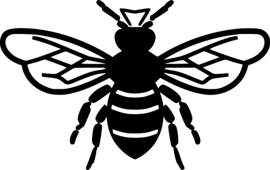 Bee - High Quality Vector Logo - Vector illustration ideal for T-shirt graphic