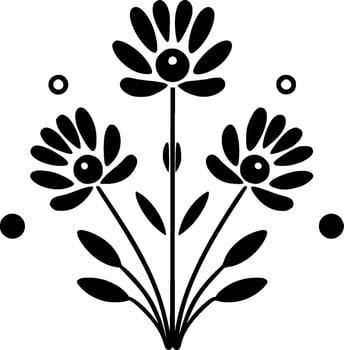 Birth Flower - Minimalist and Flat Logo - Vector illustration