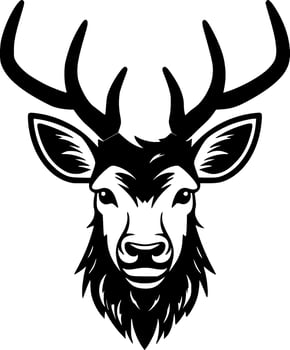 Dear - Minimalist and Flat Logo - Vector illustration