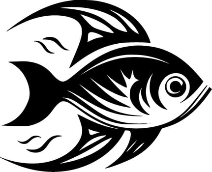 Fish - Minimalist and Flat Logo - Vector illustration