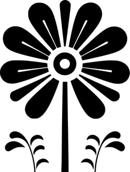 Flower - High Quality Vector Logo - Vector illustration ideal for T-shirt graphic