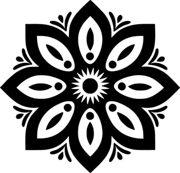 Flower - High Quality Vector Logo - Vector illustration ideal for T-shirt graphic