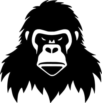 Gorilla - High Quality Vector Logo - Vector illustration ideal for T-shirt graphic