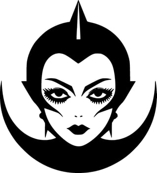 Gothic - Minimalist and Flat Logo - Vector illustration