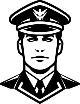 Military - High Quality Vector Logo - Vector illustration ideal for T-shirt graphic