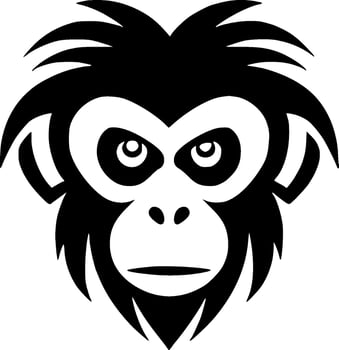Monkey - High Quality Vector Logo - Vector illustration ideal for T-shirt graphic
