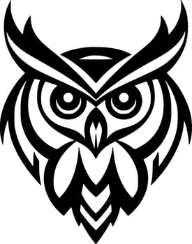 Owl - High Quality Vector Logo - Vector illustration ideal for T-shirt graphic