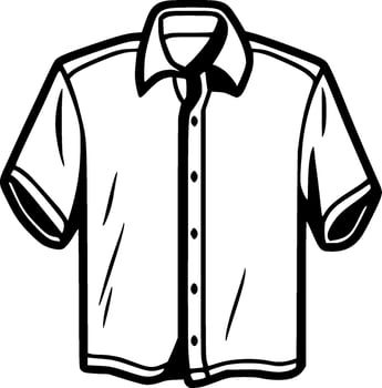 Shirt - Minimalist and Flat Logo - Vector illustration