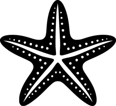 Starfish - Minimalist and Flat Logo - Vector illustration