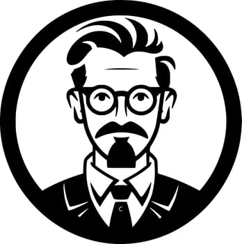 Teacher - High Quality Vector Logo - Vector illustration ideal for T-shirt graphic