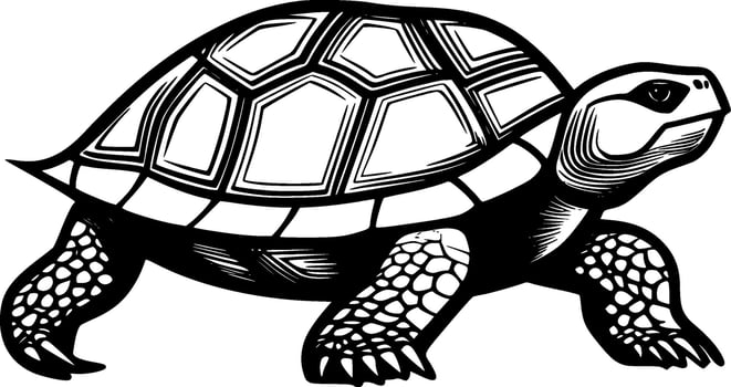 Turtle - High Quality Vector Logo - Vector illustration ideal for T-shirt graphic