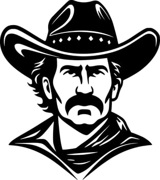 Western - High Quality Vector Logo - Vector illustration ideal for T-shirt graphic