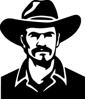 Western - High Quality Vector Logo - Vector illustration ideal for T-shirt graphic