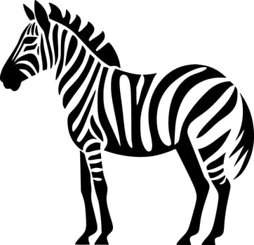 Zebra - High Quality Vector Logo - Vector illustration ideal for T-shirt graphic