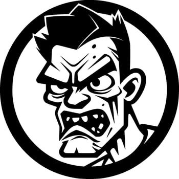 Zombie - High Quality Vector Logo - Vector illustration ideal for T-shirt graphic