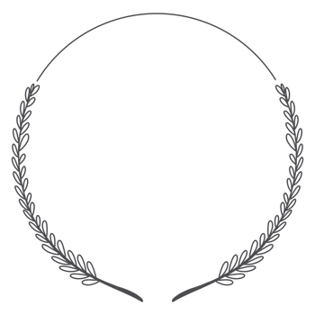 Line art Leaf Wreath png