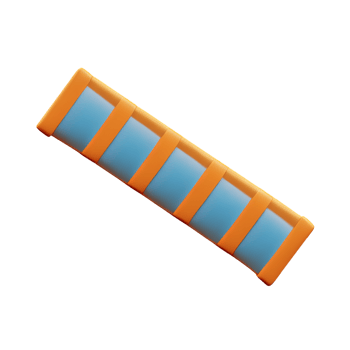 film strip 3d rendering icon illustration png