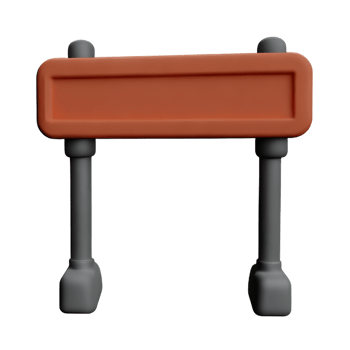 gate 3d rendering icon illustration png