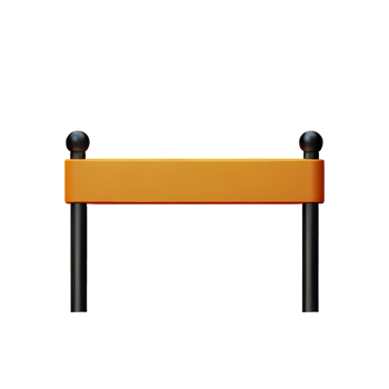 gate 3d rendering icon illustration png
