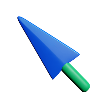 mouse cursor 3d rendering icon illustration png