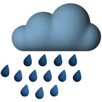 High-quality weather forecast icons featuring realistic raindrops. Perfect for adding a touch of authenticity to your weather-related projects. png