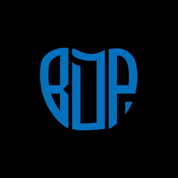 BDP letter logo creative design. BDP unique design. vector