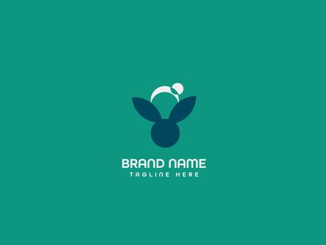 business letter branding logo design vector