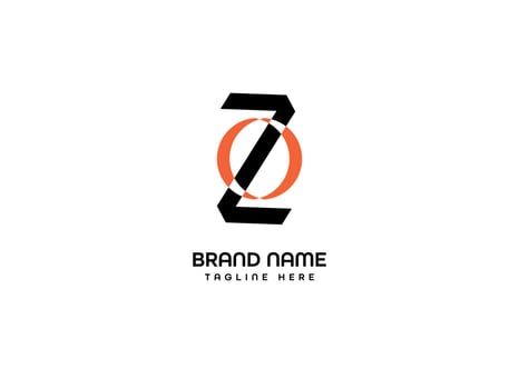 business letter branding logo design vector