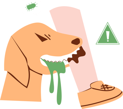 Rabies dog Clipart png