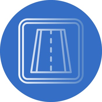 Motorway Vector Icon Design