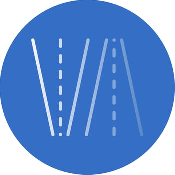 Road Vector Icon Design