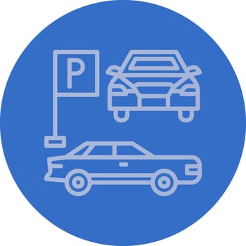 Parking Vector Icon Design