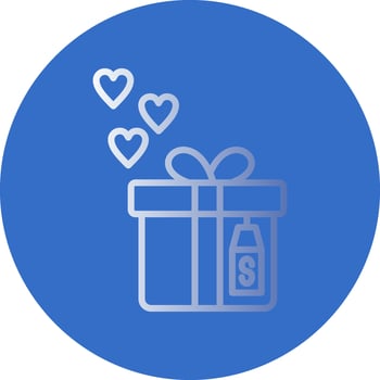 Wrapped present Vector Icon Design