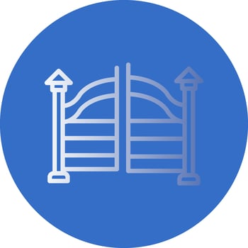 Gate Vector Icon Design