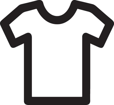 Stylish T-shirt Graphic - The Perfect Wearable Icon. Cool Flat Style T-shirt Icon. vector