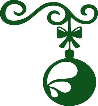 Beautiful graphics and silhouette for christmas vector