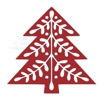 Beautiful graphics and silhouette for christmas vector