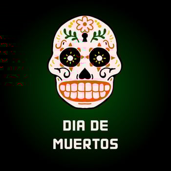 Dead day skulls. Mexican sugar human head bones halloween tattoo dia de los muertos vector