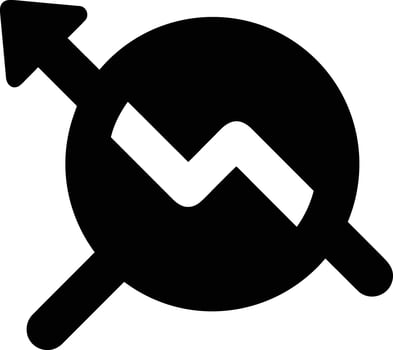Growth business icon symbol vector image. Illustration of the progress outline infographic strategy  development design image