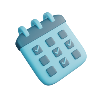 3D Illustration of Schedule png