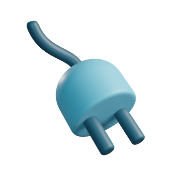 3D Illustration of Plug png