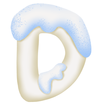 Cream And Ice Font D png