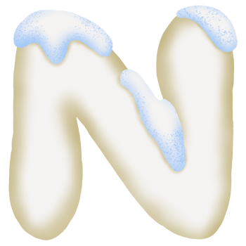 Cream And Ice Font N png
