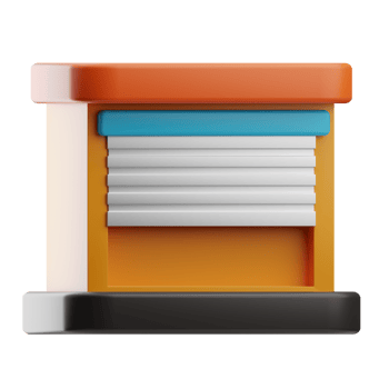 Procurement management Warehouse illustration 3d png