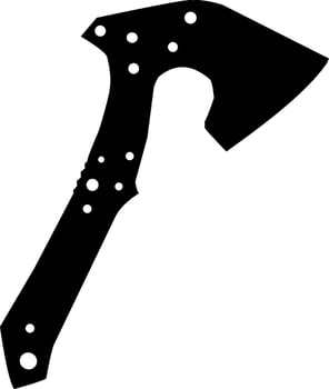 Axe silhouette vector image