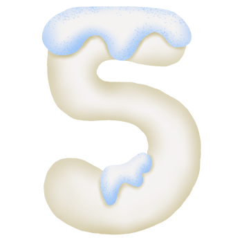 Cream And Ice Number 5 png