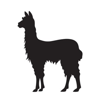 llama silhouette Vector