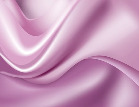 Pink Wavy silky fabric template vector background