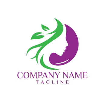 beauty skein care  logo design vector